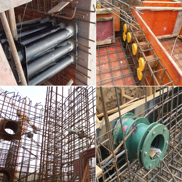 剛性、柔性防水套管現場使用圖